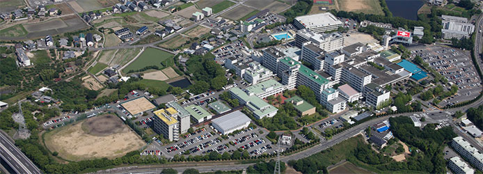 医学部全景　航空写真